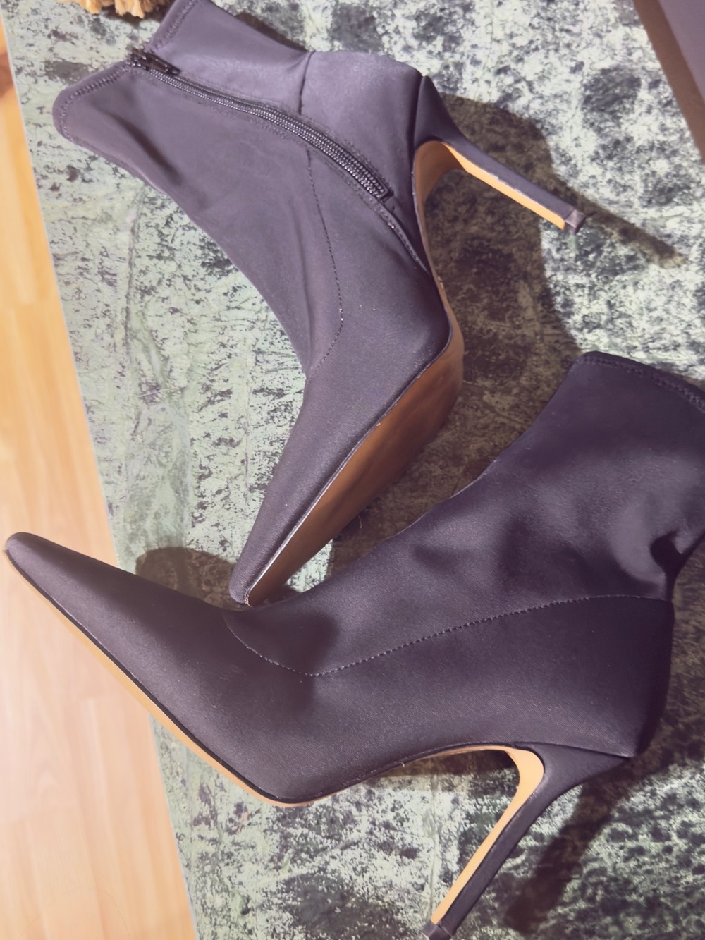 Aldo Black Pointed-Toe Stiletto Ankle Boots - Sleek Women's Fashion Booties